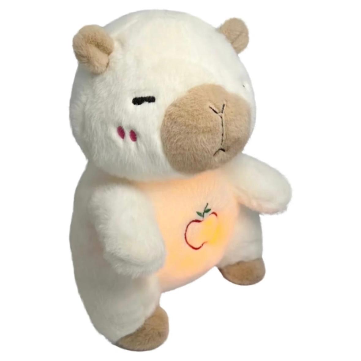 Capibara de Plus Interactiv cu Efecte Luminoase si Muzicale, Functie de Imitare a Respiratiei, Pentru Copii