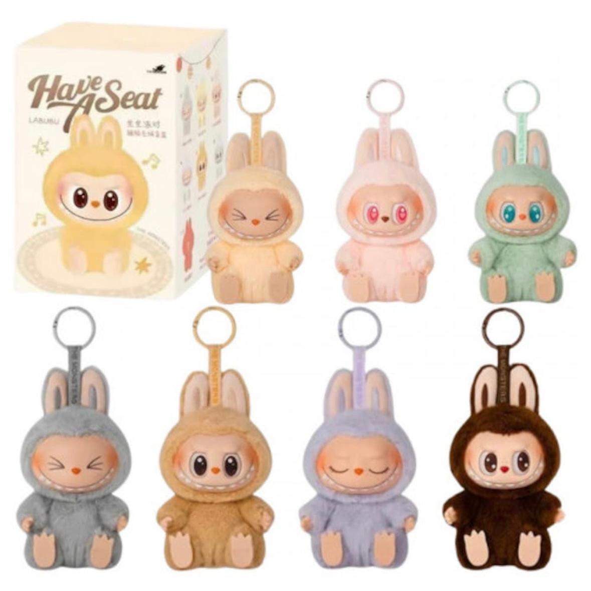 Jucarie din Plus Labubu Have a Seat 18 cm, Blindbox