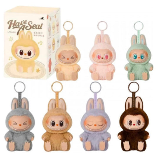 Jucarie din Plus Labubu Have a Seat 18 cm, Blindbox